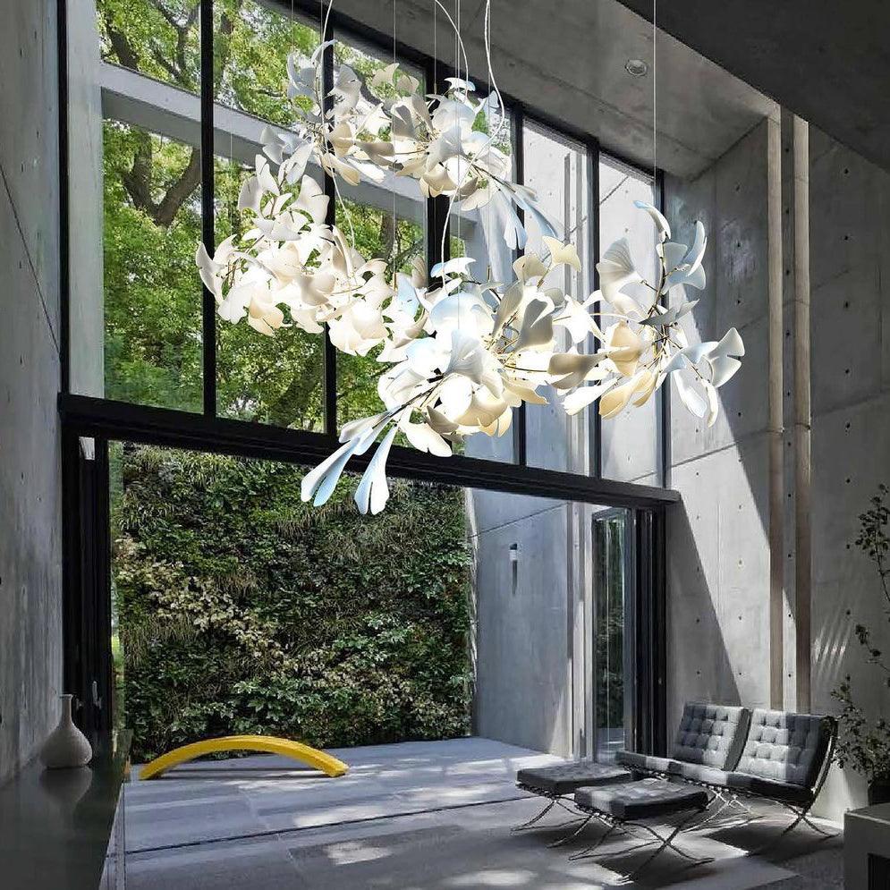 Gingko Leaf Chandelier