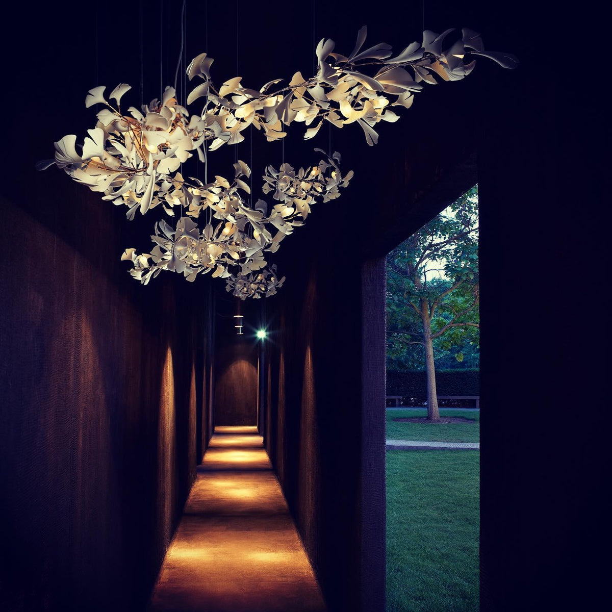Gingko Leaf Chandelier