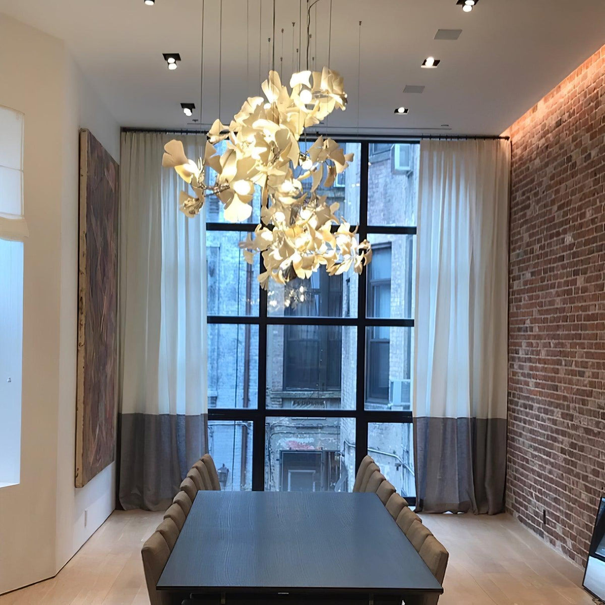 Gingko Leaf Chandelier
