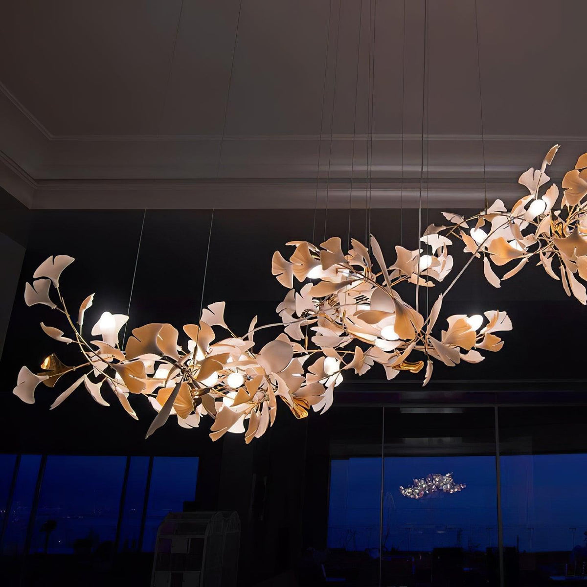 Gingko Leaf Chandelier