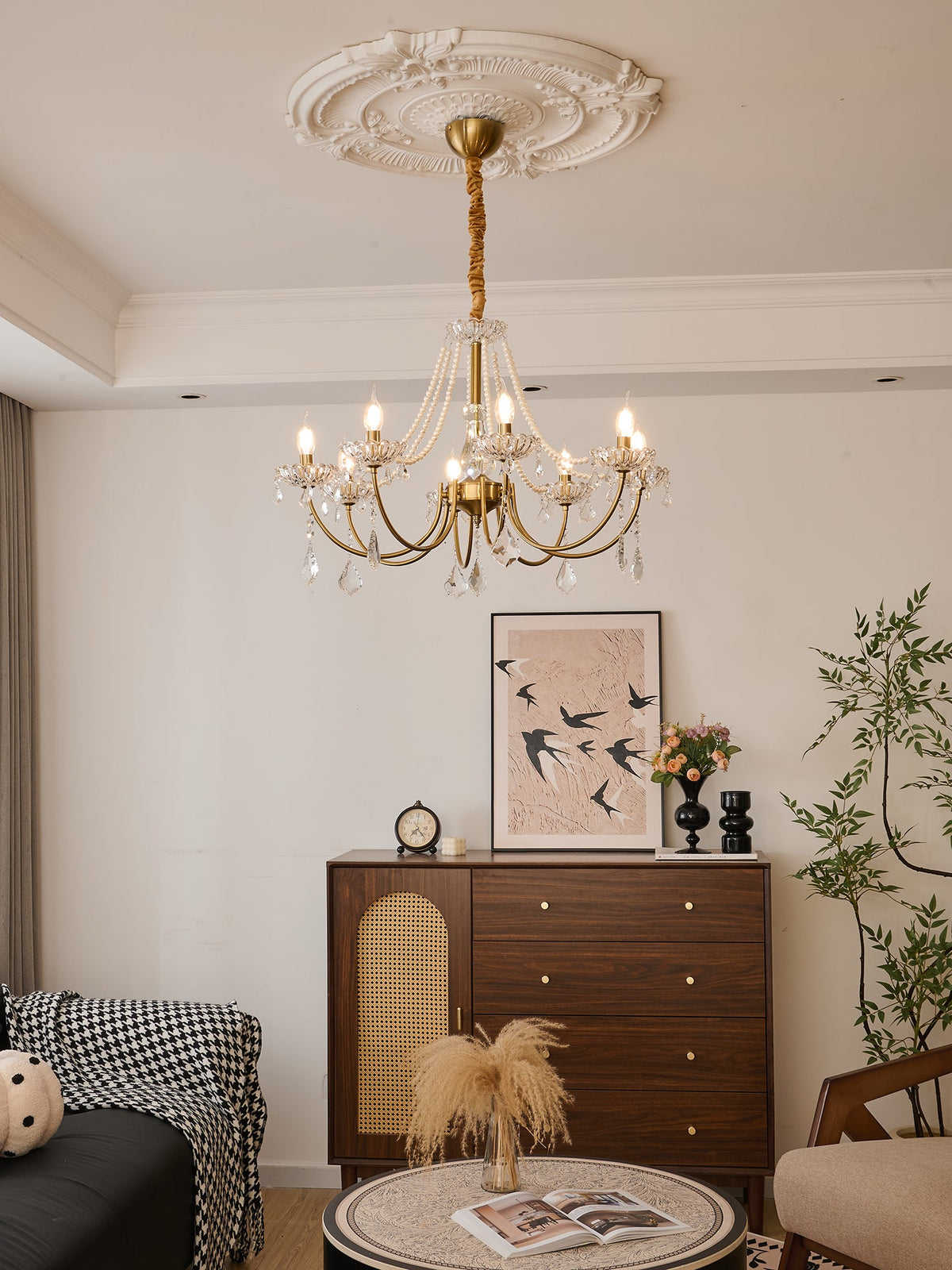 Glamour Pearl Chandelier