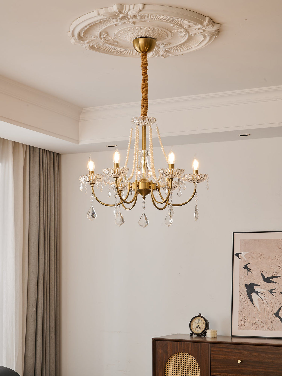 Glamour Pearl Chandelier