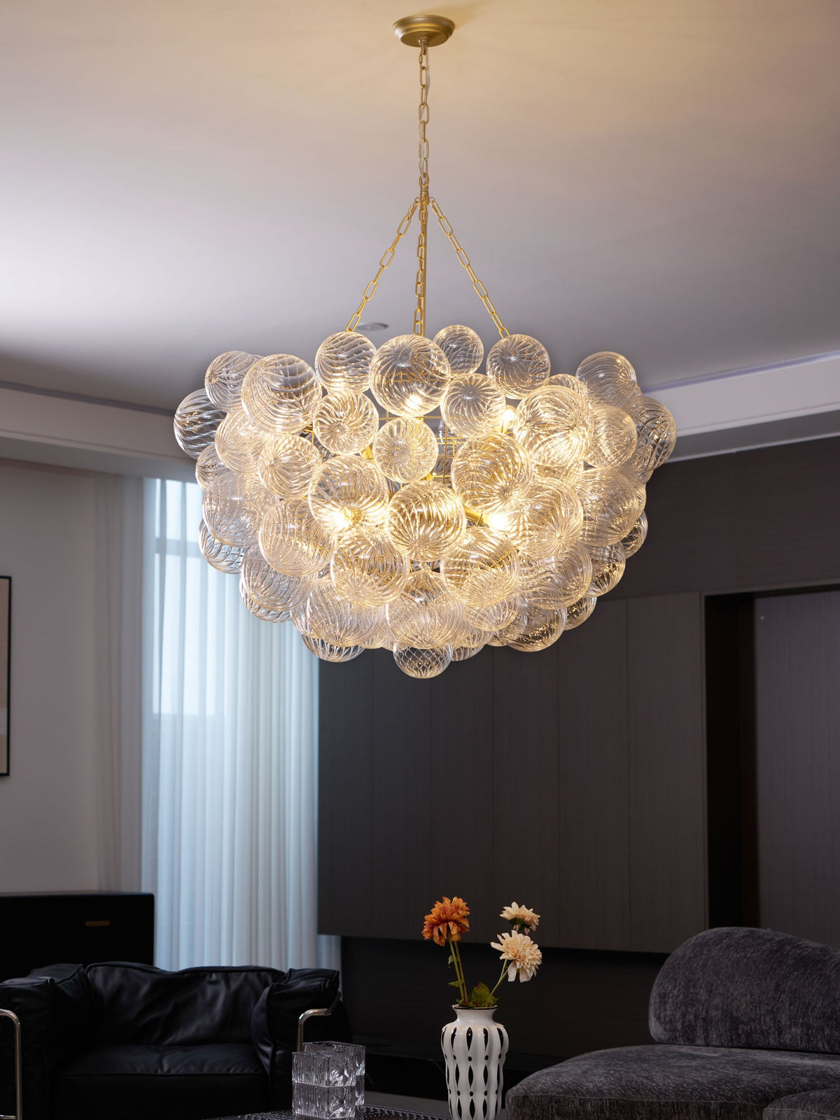 Glass Ball Bubbles Chandelier