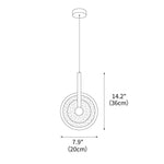 Glass Light Sheet Pendant Light