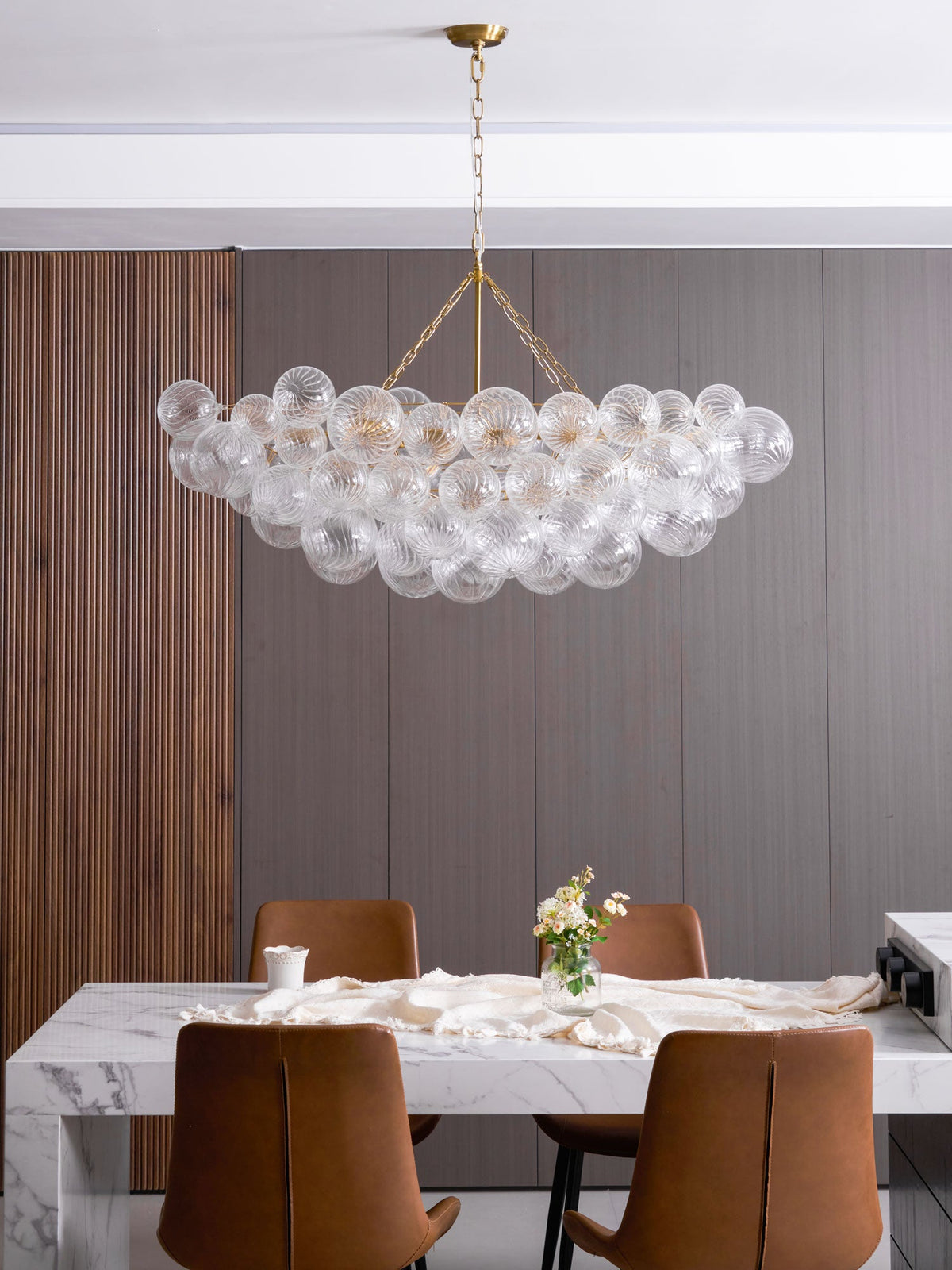 Glass Ball Bubbles Chandelier