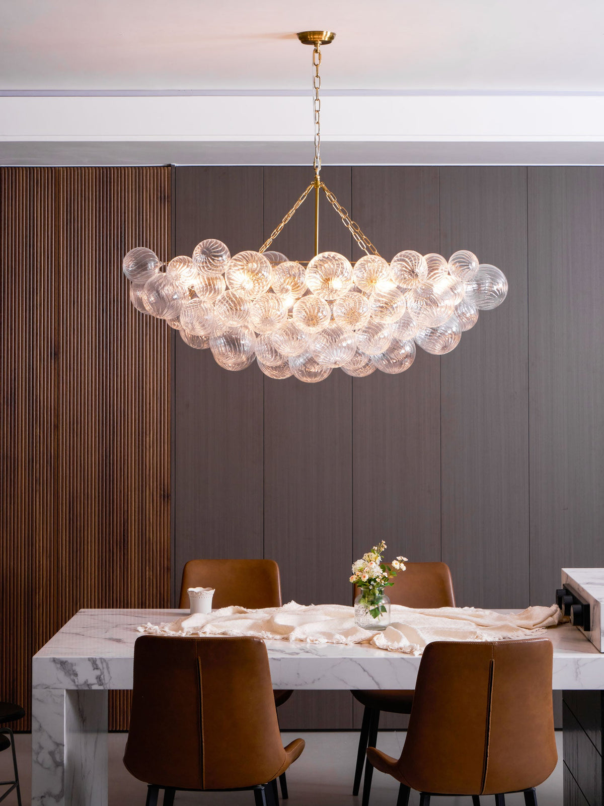 Glass Ball Bubbles Chandelier
