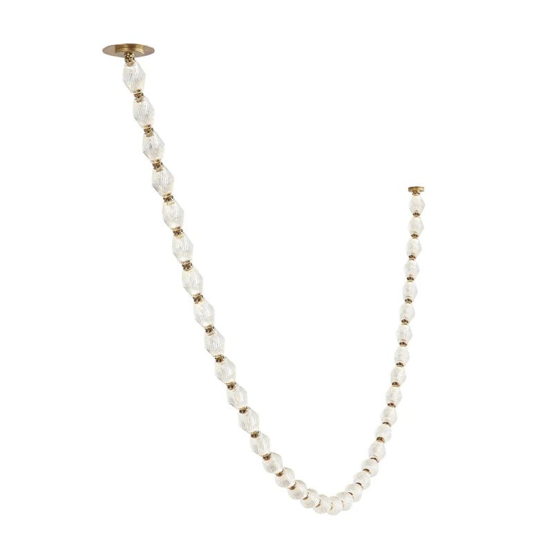 Glass Chain Chandelier