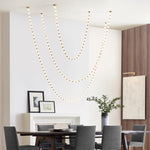 Glass Chain Chandelier
