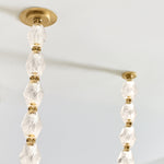 Glass Chain Chandelier