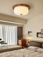 Glass Dome Ceiling Light