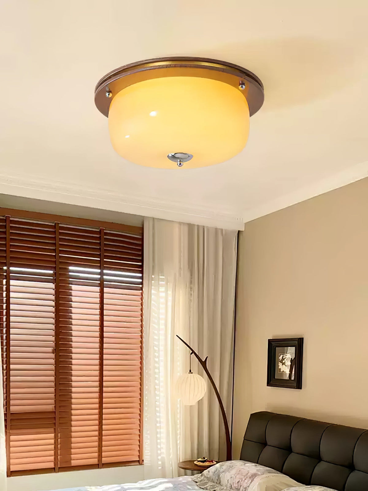 Glass Dome Ceiling Light