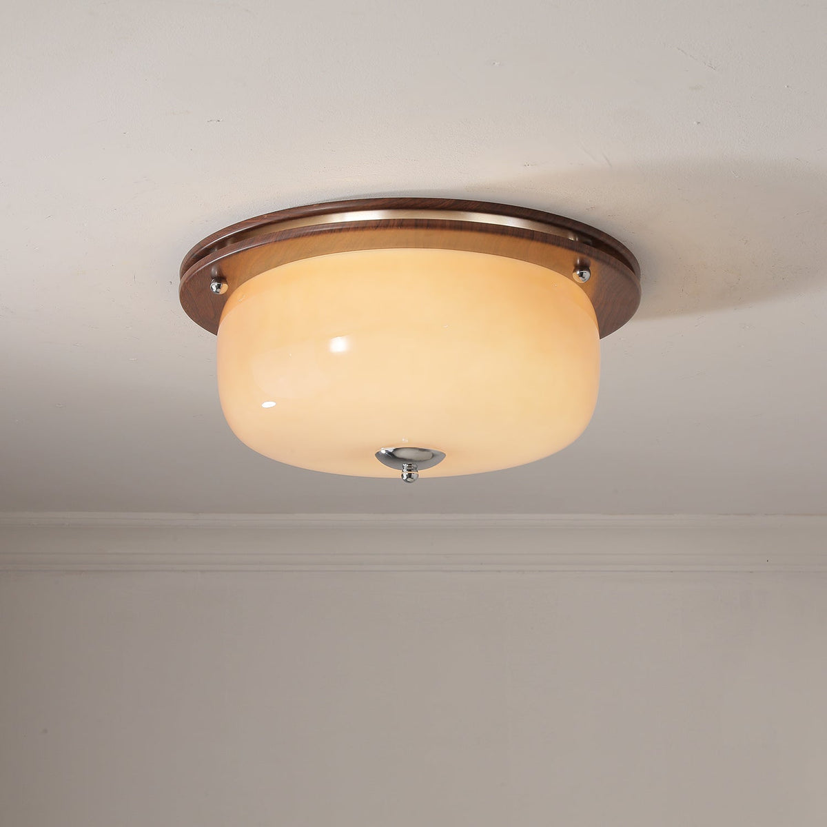 Glass Dome Ceiling Light