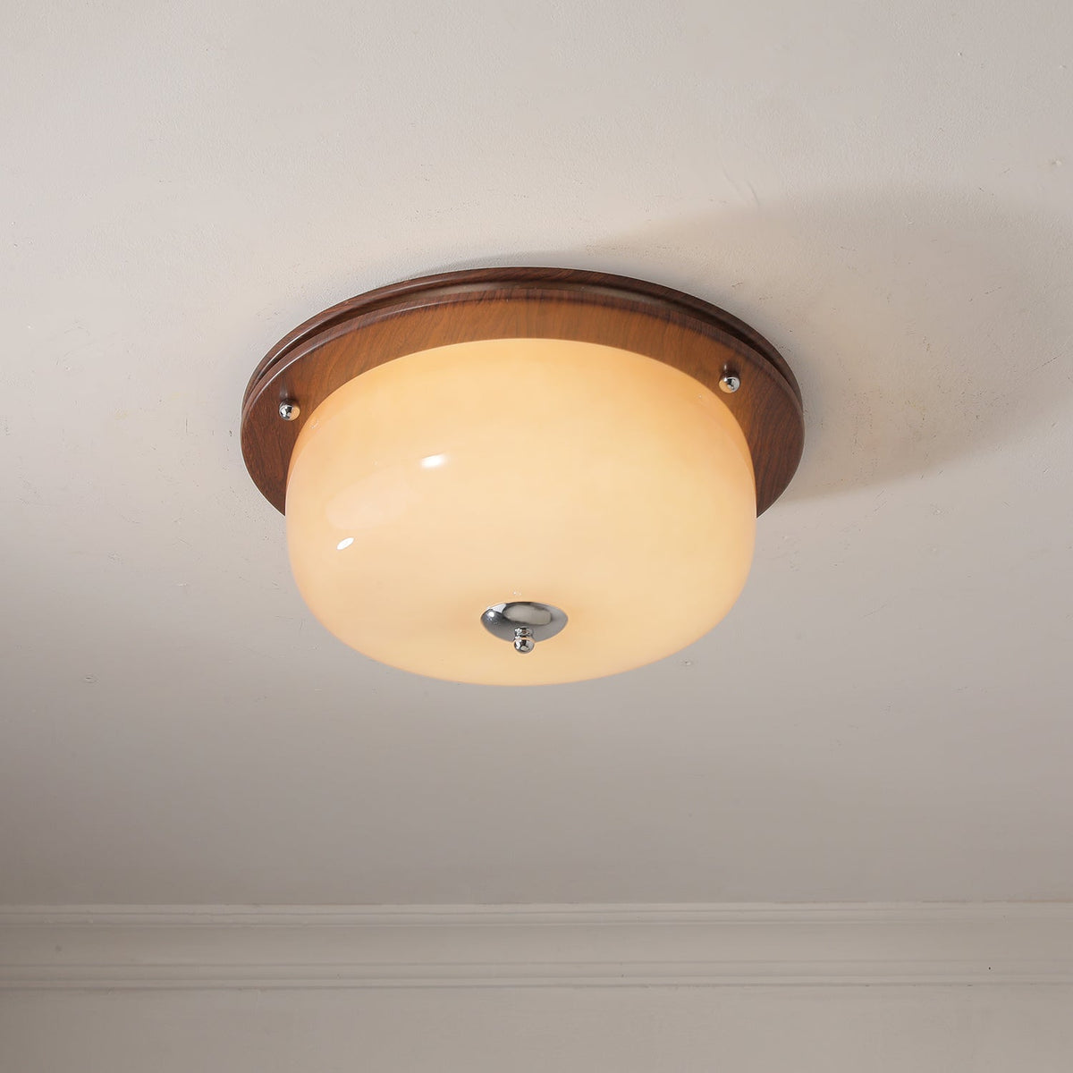 Glass Dome Ceiling Light