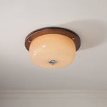 Glass Dome Ceiling Light