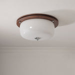 Glass Dome Ceiling Light