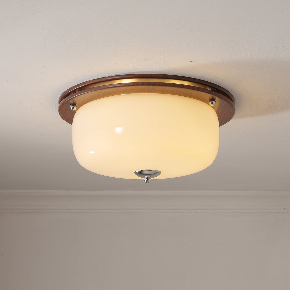 Glass Dome Ceiling Light