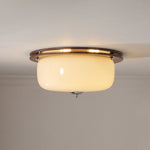Glass Dome Ceiling Light