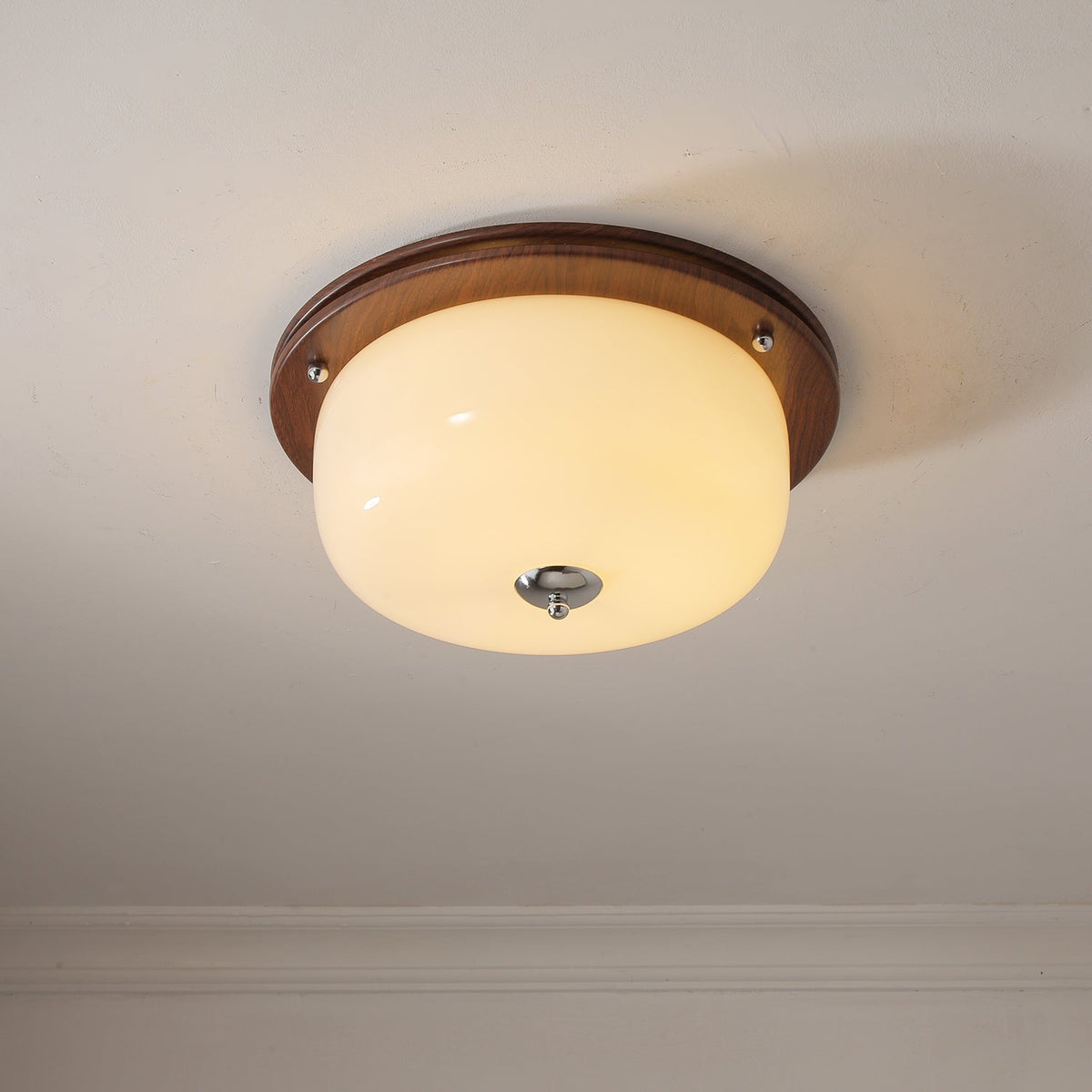 Glass Dome Ceiling Light