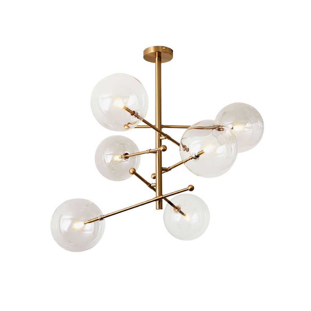 Glass Globe Mobile Chandelie