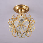 Golden Bloom Ceiling Light