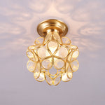 Golden Bloom Ceiling Light