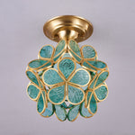 Golden Bloom Ceiling Light