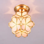 Golden Bloom Ceiling Light