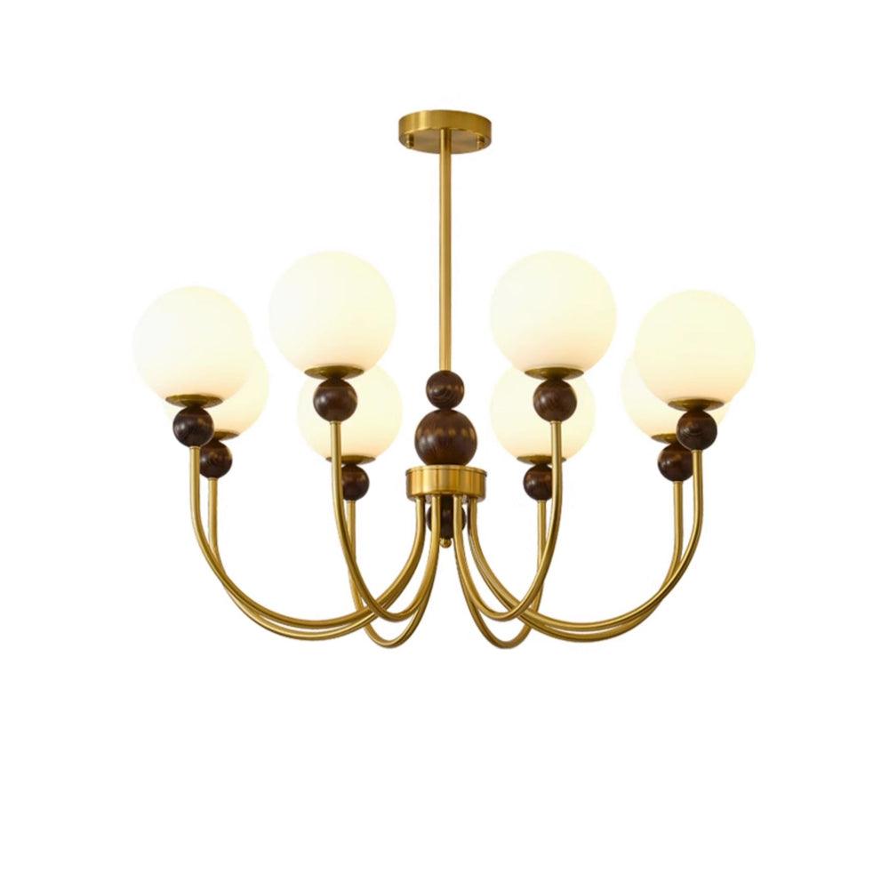 Golden Globe Chandelier