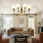 Golden Globe Chandelier