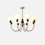 Golden Globe Chandelier