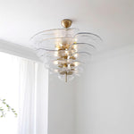 Petals Gold Murano Chandelier