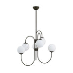Gooseneck Chandelier 30"