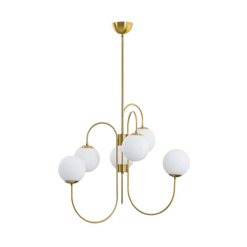 Gooseneck Chandelier 30"