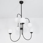 Gooseneck Chandelier 30"