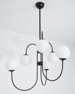 Gooseneck Chandelier 30"