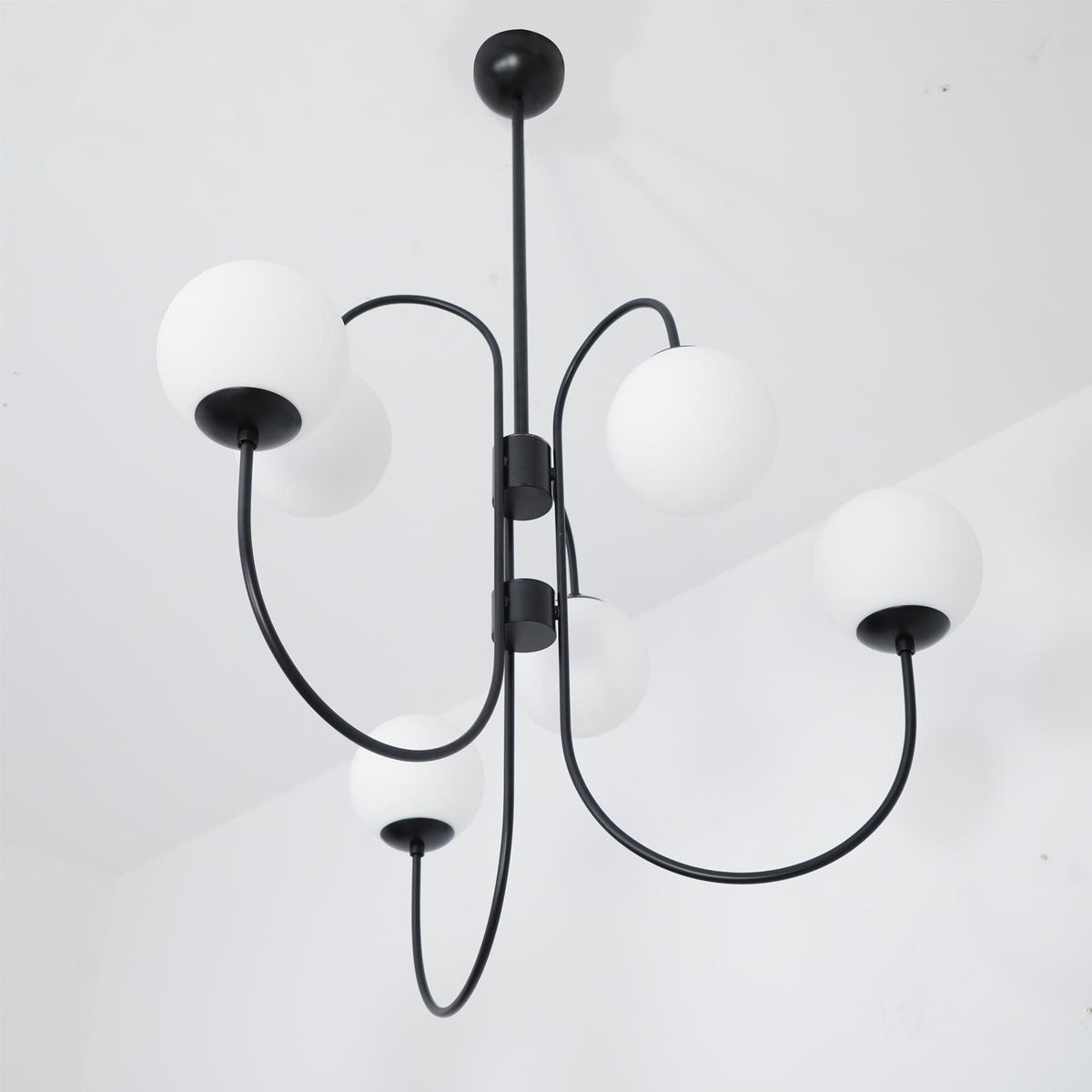 Gooseneck Chandelier 30"
