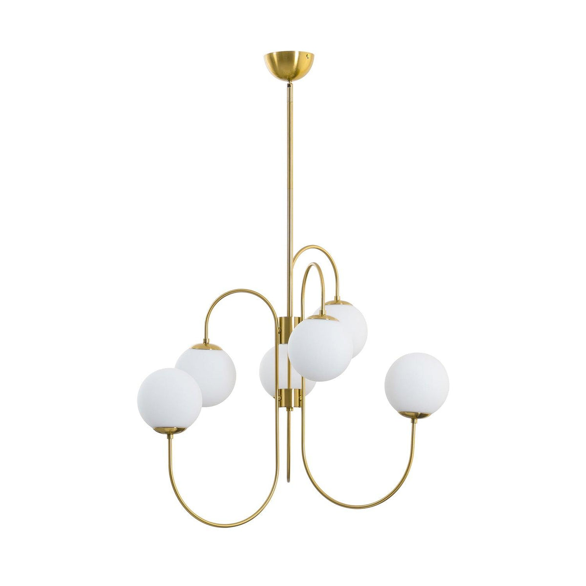 Gooseneck Chandelier 30"