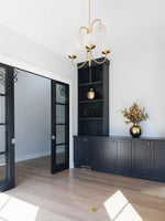 Gooseneck Chandelier 30"