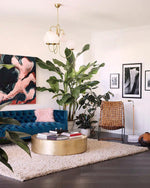 Gooseneck Chandelier 30"