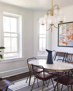 Gooseneck Chandelier 30"