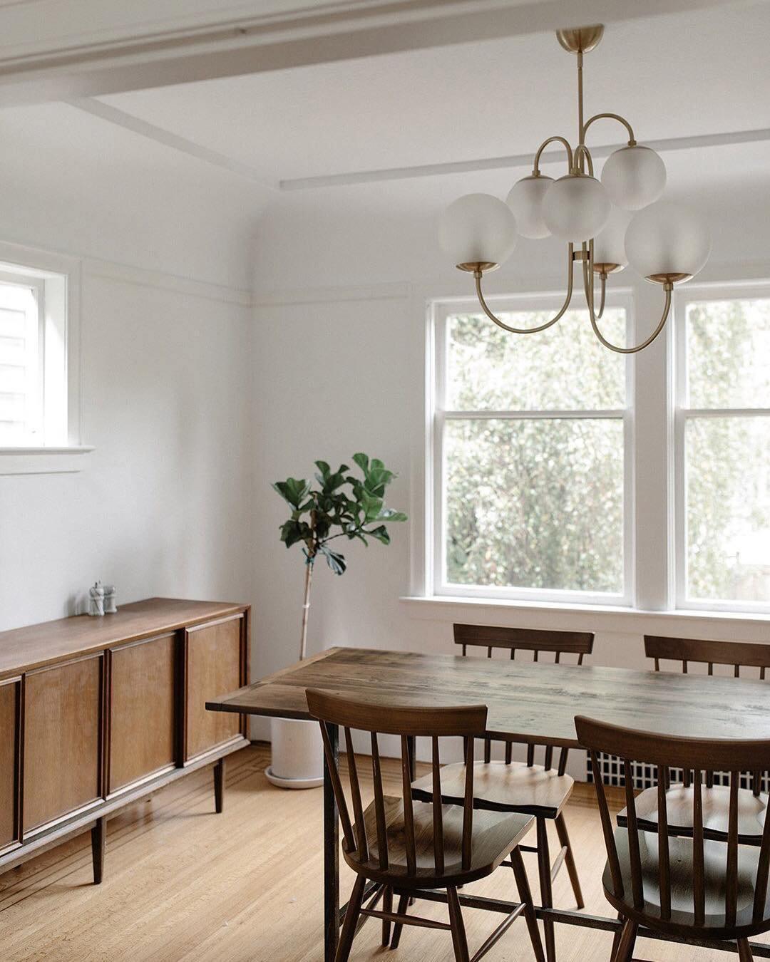 Gooseneck Chandelier 30"