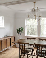 Gooseneck Chandelier 30"