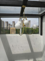 Gooseneck Chandelier 30"