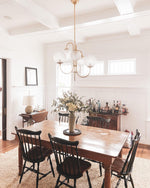 Gooseneck Chandelier 30"