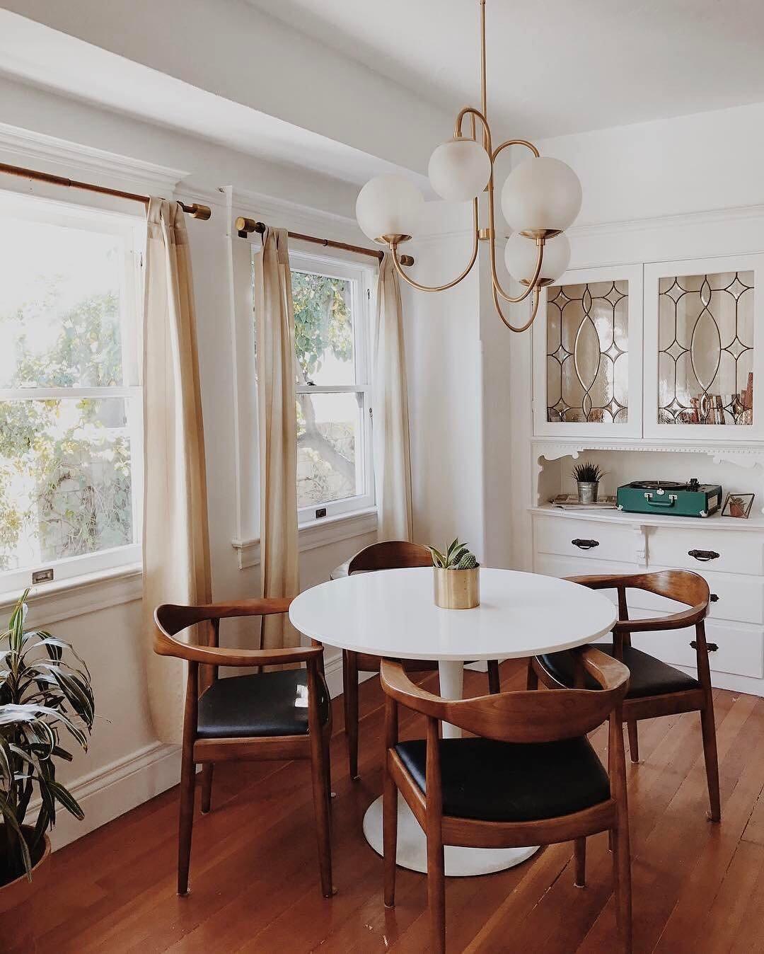 Gooseneck Chandelier 30"