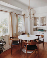 Gooseneck Chandelier 30"