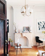 Gooseneck Chandelier 30"