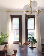 Gooseneck Chandelier 30"