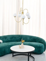 Gooseneck Chandelier 30"