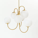 Gooseneck Chandelier 30"